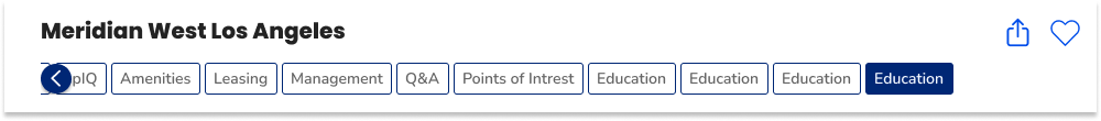 Community Page Navigation Only Left Active